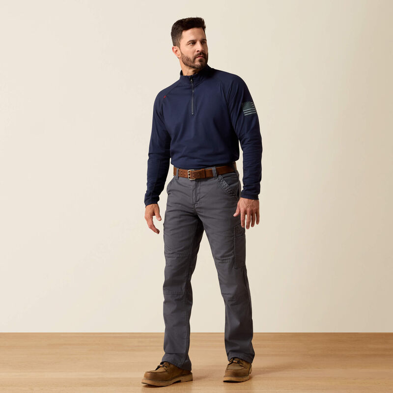 ARIAT FR M5 Straight DuraStretch DuraLight Cordura Canvas Straight Pant, 40x32