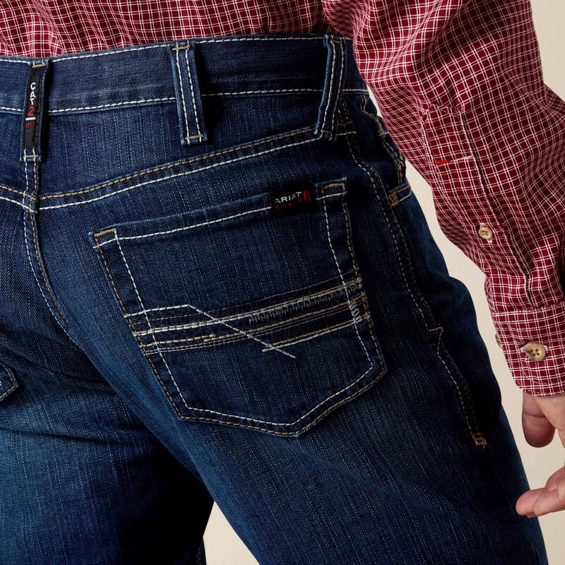 ARIAT FR M4 Relaxed DuraStretch Lineup Straight Leg Jean, 38x34