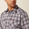 ARIAT - FR Rob Retro Fit Snap Work Shirt, Mens M