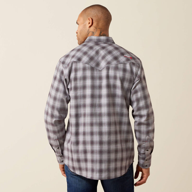 ARIAT - FR Rob Retro Fit Snap Work Shirt, Mens S