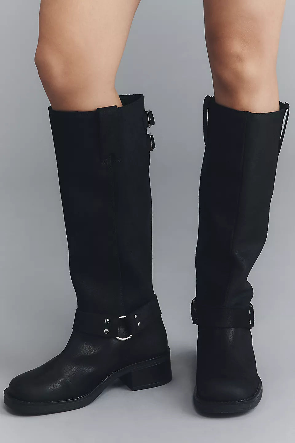 By Anthropologie Tall Moto Boots Size: 39/8-8.5