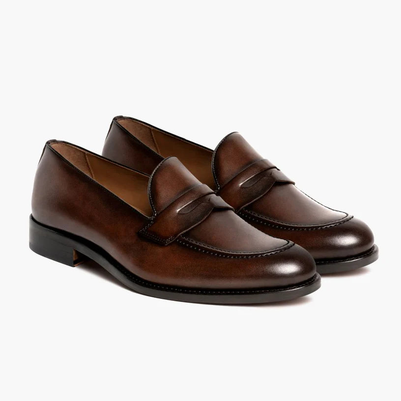 Thursday Rich Mahogany Lincoln Loafers by Thursday Boots Size 9.5