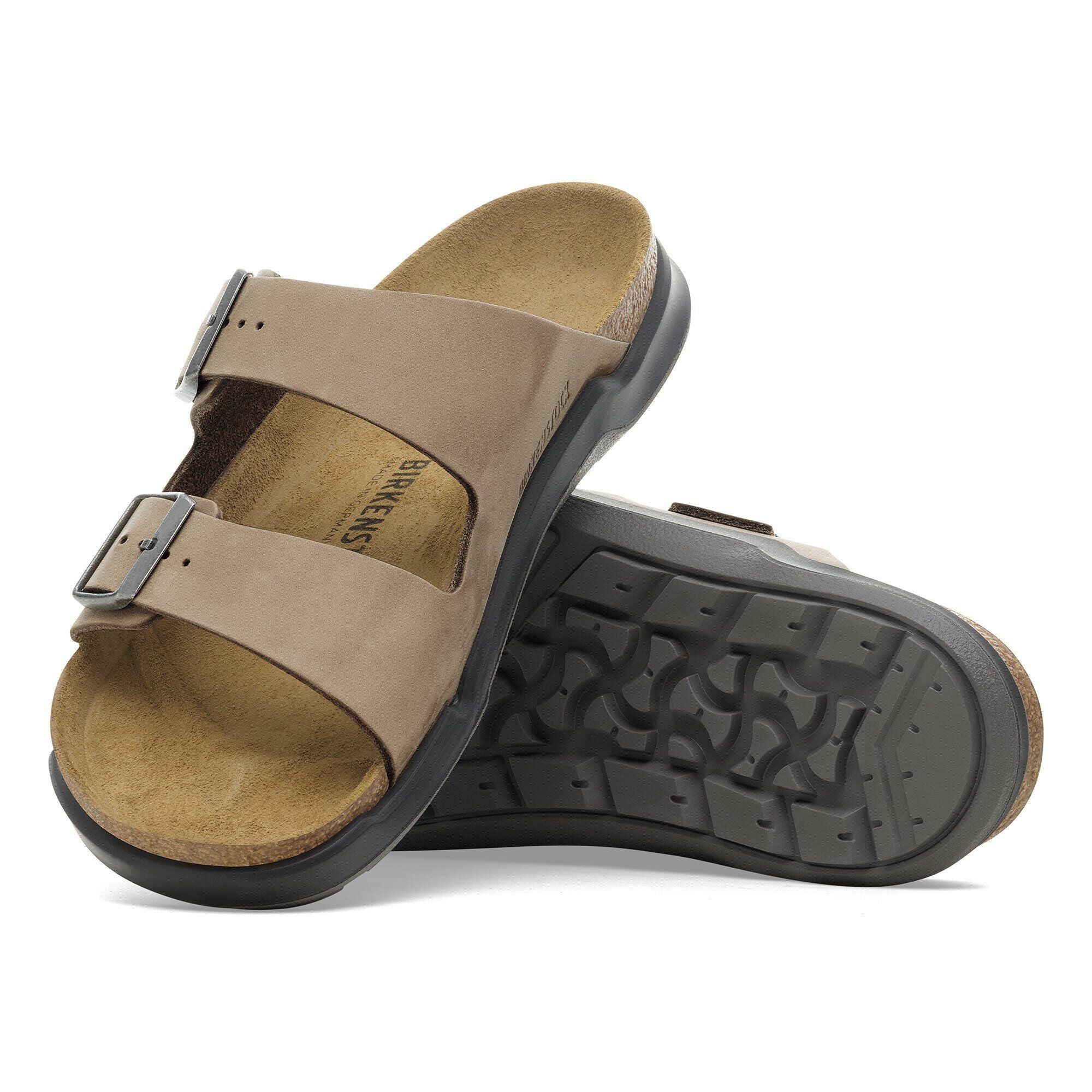 BIRKENSTOCK Men's Arizona Crosstown Sandal in Tobacco Brown - 11 Reg