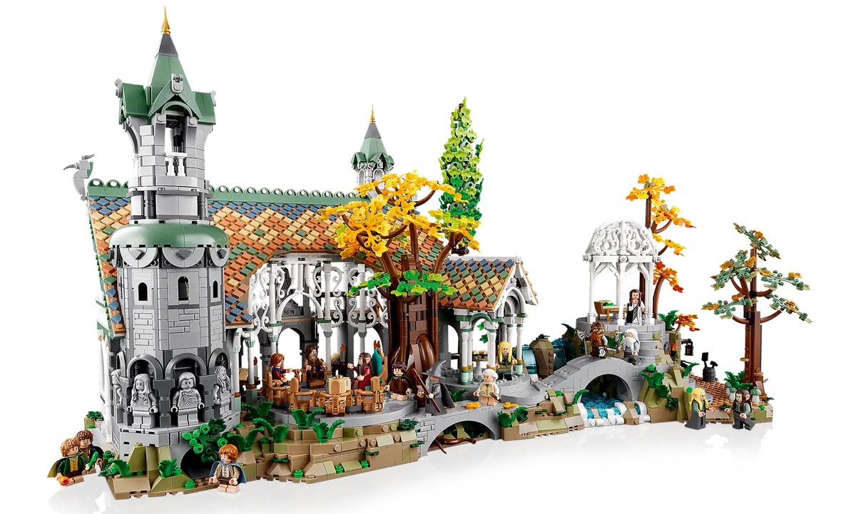 LEGO Icons The Lord of The Rings: Rivendell Building Model Kit for Adults, Construct and Display a Middle-Earth Valley with 15 Minifigures, A Great Gift for LOTR Fans and Movie-Lovers, 10316