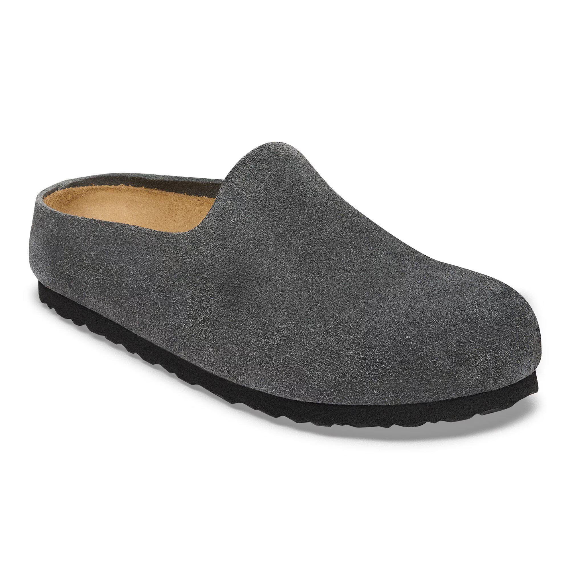 BIRKENSTOCK Amsterdam Wrapped in Charcoal - W8/M6 - Narrow Fit