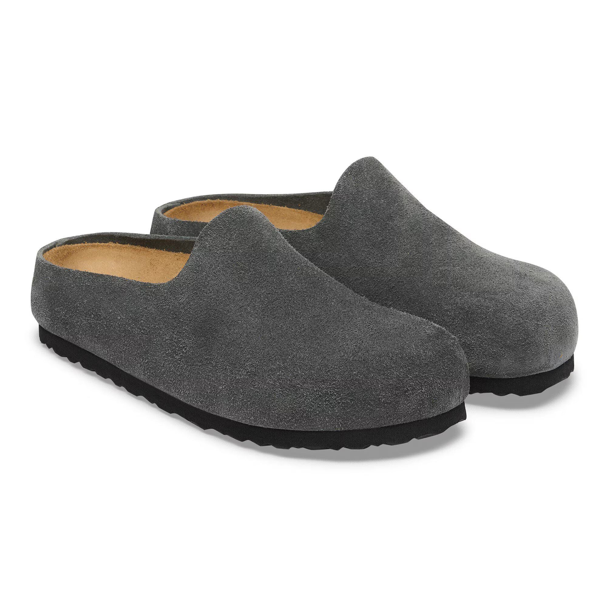BIRKENSTOCK Amsterdam Wrapped in Charcoal - W8/M6 - Narrow Fit