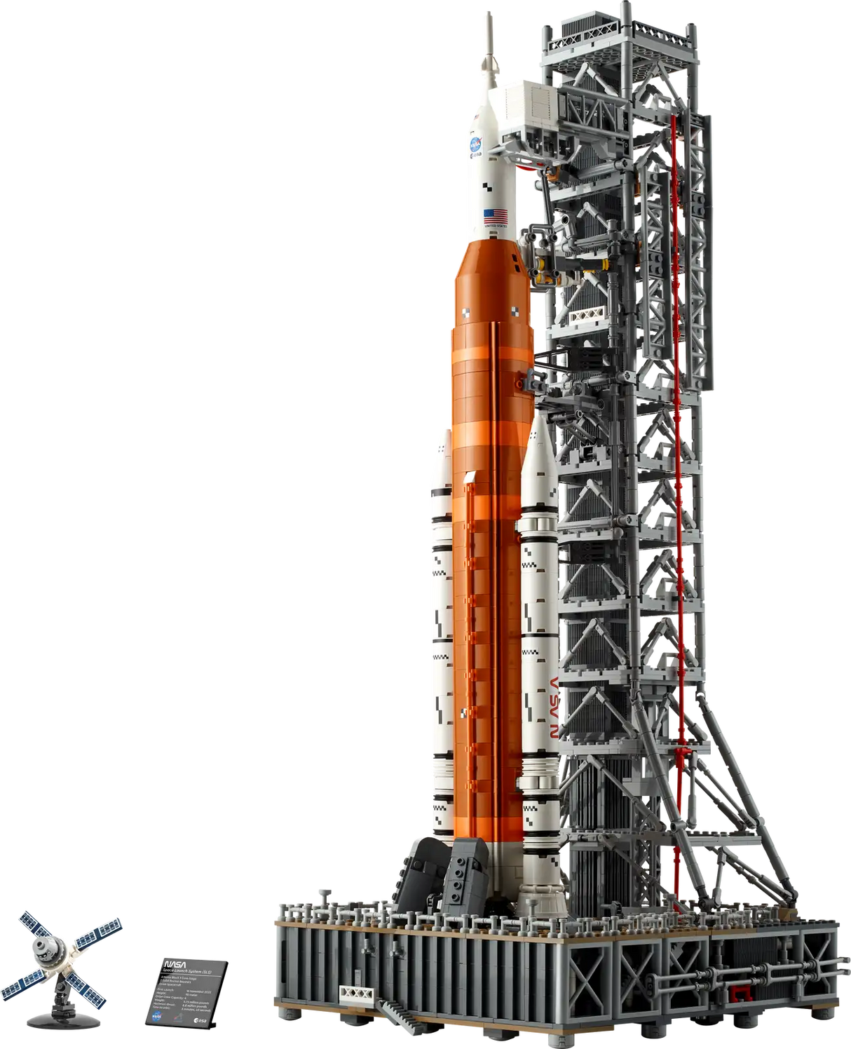 LEGO Icons NASA Artemis Space Launch System, Home and Office Décor, Space Gift for Adults, DIY Model Building Kit, Fun Project for Adults, Includes an Orion Capsule and Launch Tower, 10341 (New, Open Box)