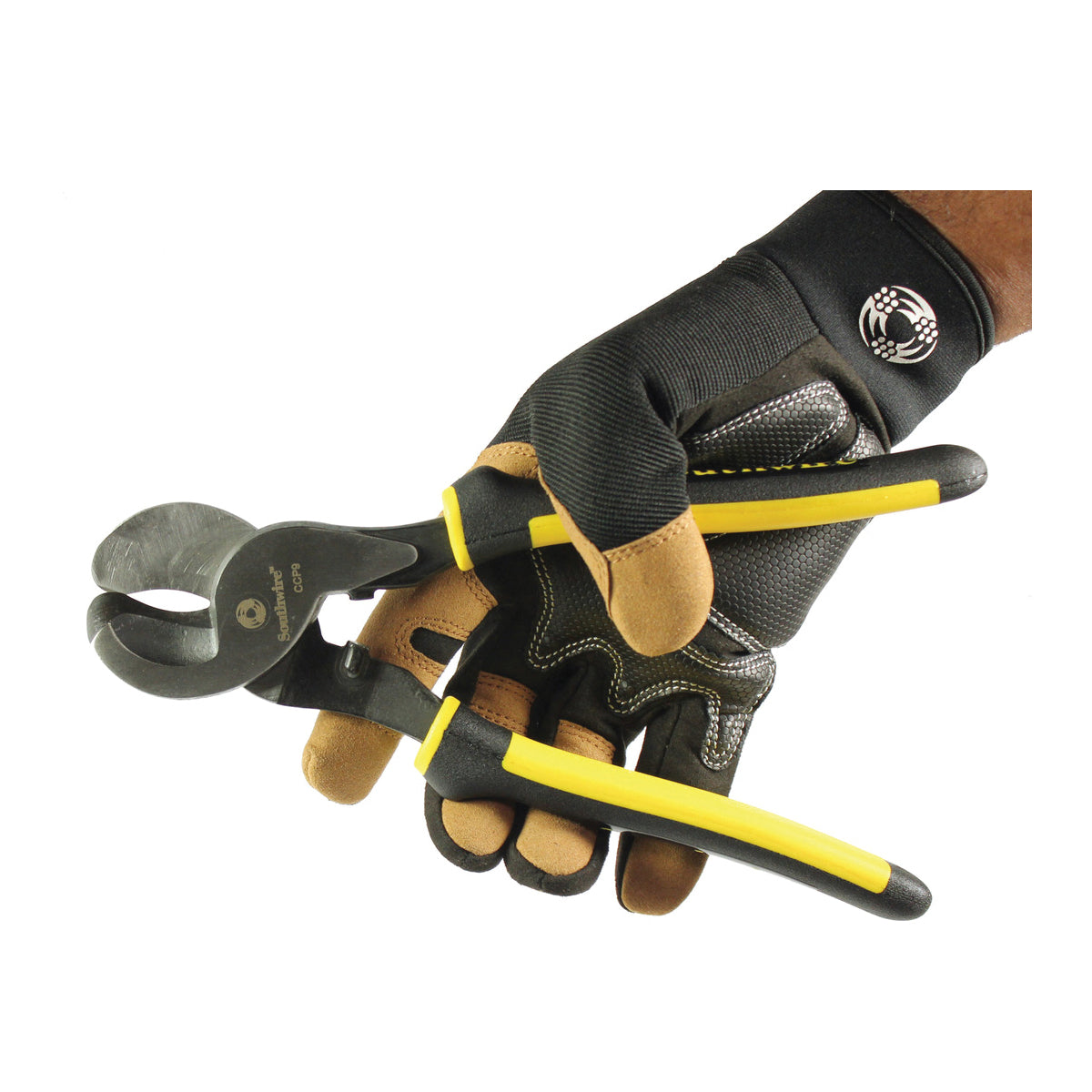 CCP9 High-Leverage Cable Cutter, 2/0 AWG Copper, 4/0 AWG Aluminum Cutting Capacity, 9 in OAL, Steel Jaw