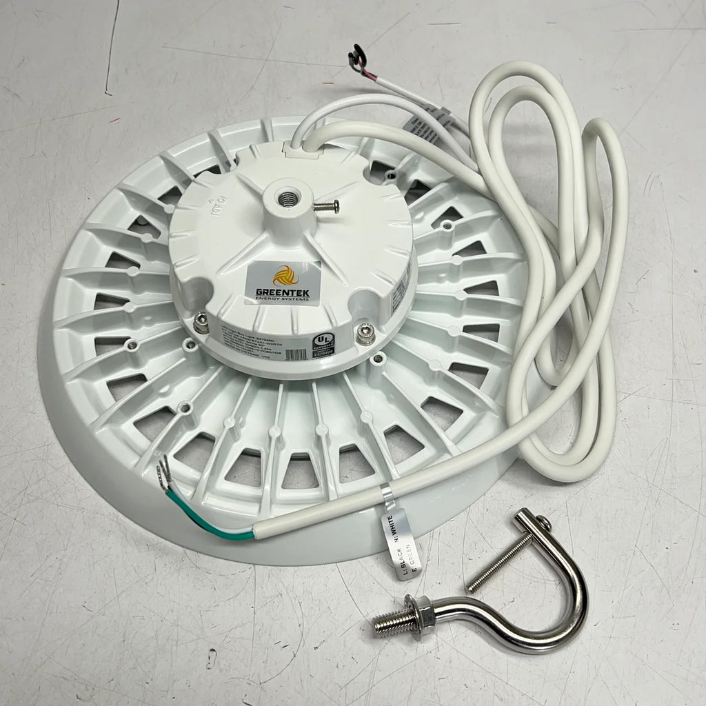 GREENTEK UFO LED High Bay Light Hook Mount 21,200 Lumens 150W White 111-100201