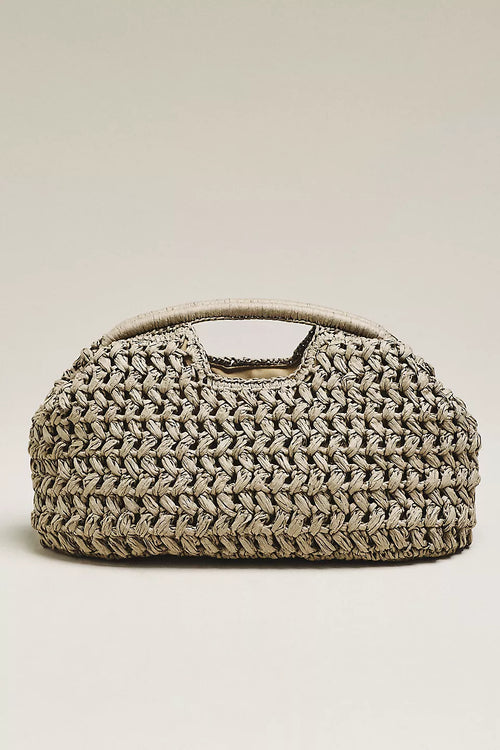 Anthropologie Urban Expressions Lani Raffia Clutch
