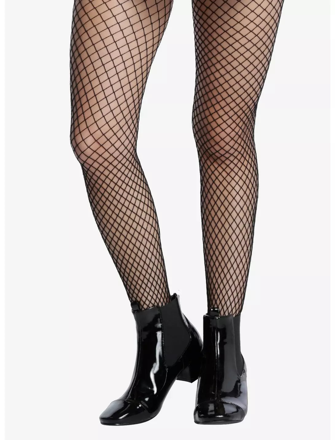 Black Octagon Fishnet Tights
