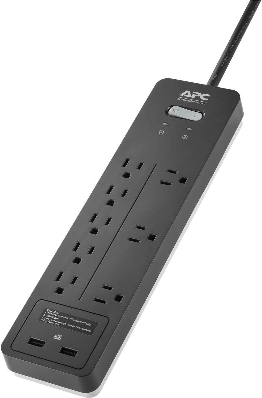 APC Power Strip Surge Protector with USB Charging Ports