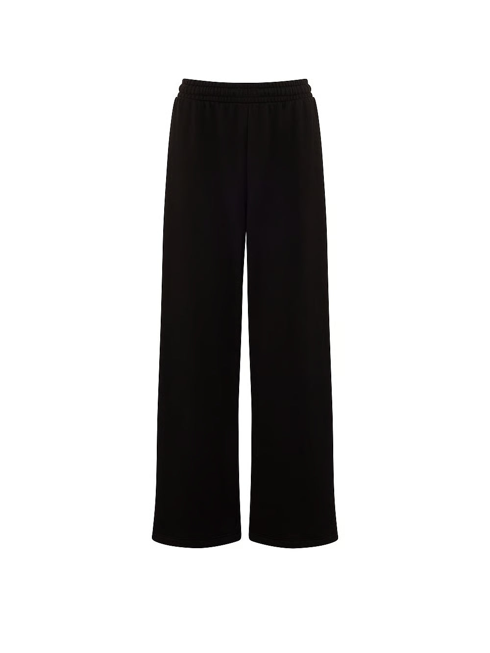 Women's Campus Fleece™ Adjustable-Cinch Sweatpants by Pink - Pure Black - Medium