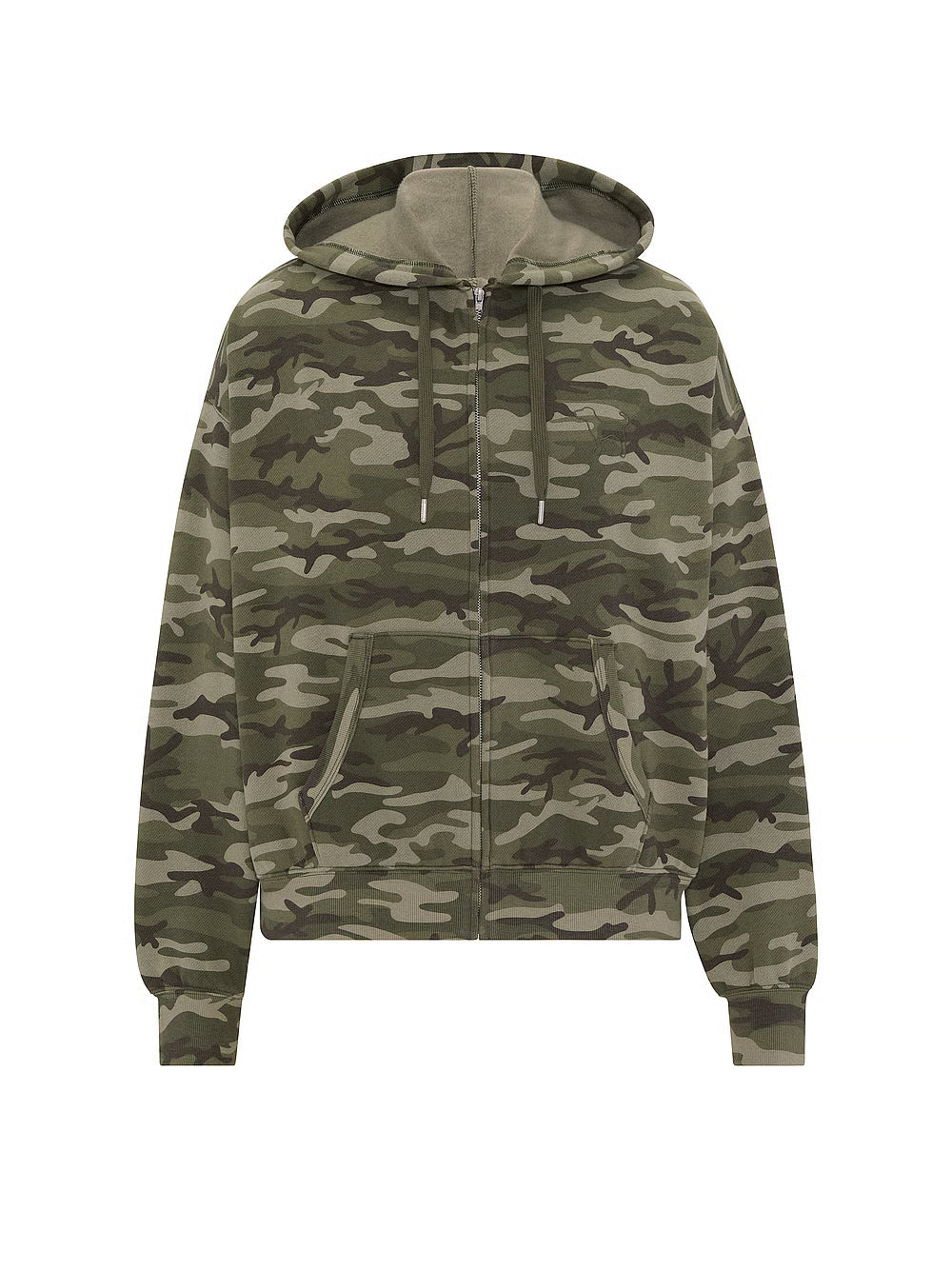 Women's Campus Fleece™ Full-Zip Hoodie by Pink - Camo - Medium
