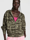 Women's Campus Fleece™ Full-Zip Hoodie by Pink - Camo - Medium