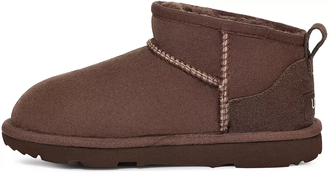 UGG Kid's Classic Ultra Mini Boot - Burnt Cedar - 6 Big Kid