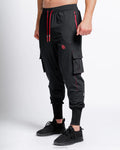 SuperX MARVEL DAREDEVIL Performance Men's High Rib Cargo Stealth Joggers (Size: Medium)