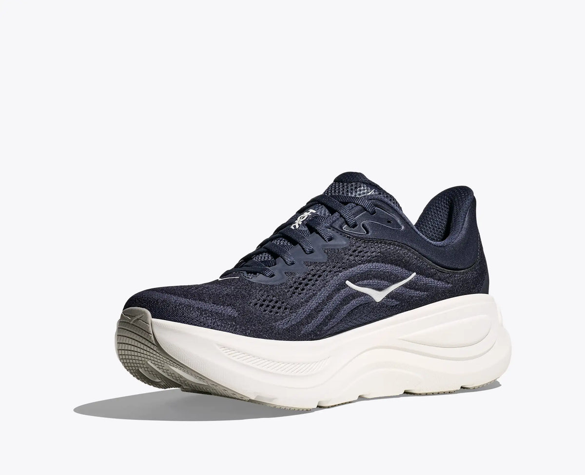 HOKA Bondi 9 Men's Running Shoes - Varsity Navy/White, Sz 11 Wide