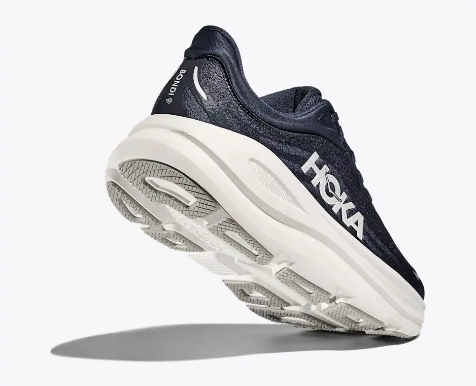 HOKA Bondi 9 Men's Running Shoes - Varsity Navy/White, Sz 11 Wide