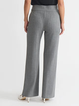 Jones New York Pull-On Wide Leg Trouser, Pinstripe Size: S