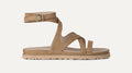 UGG Women's GoldenGaze Embossed Ankle Wrap in Mustard Seed- 9