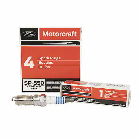 Set of 4 Motorcraft SP-550-X Iridium Spark Plugs CYFS-12Y-PCTX 5425858