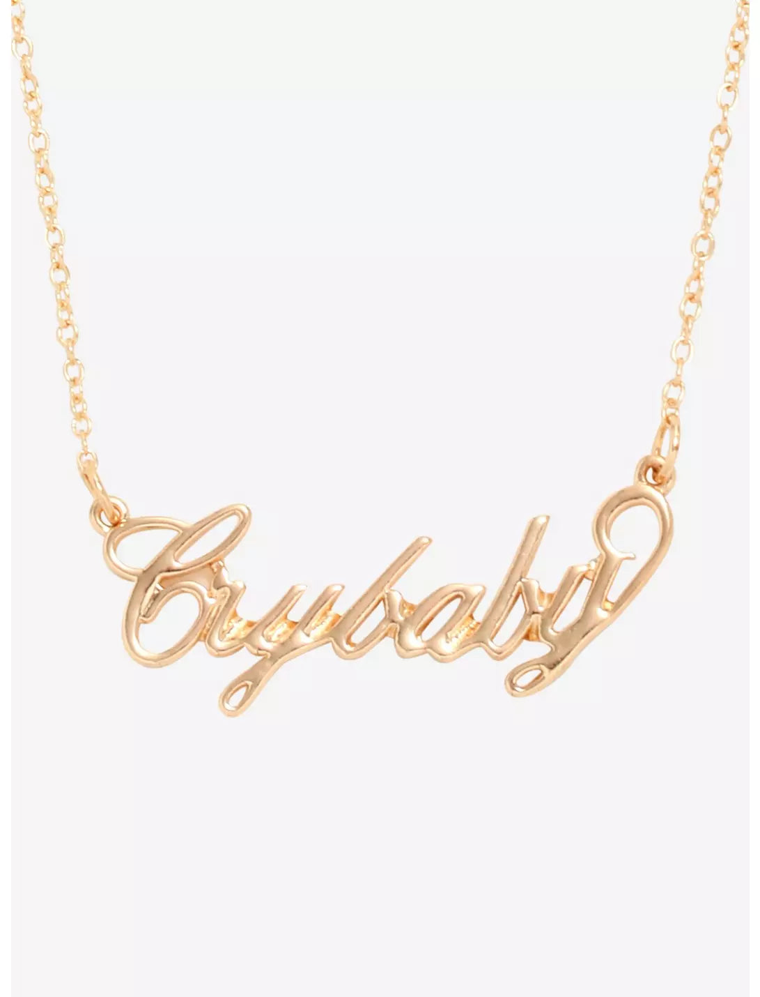 Melanie Martinez Crybaby Nameplate Necklace