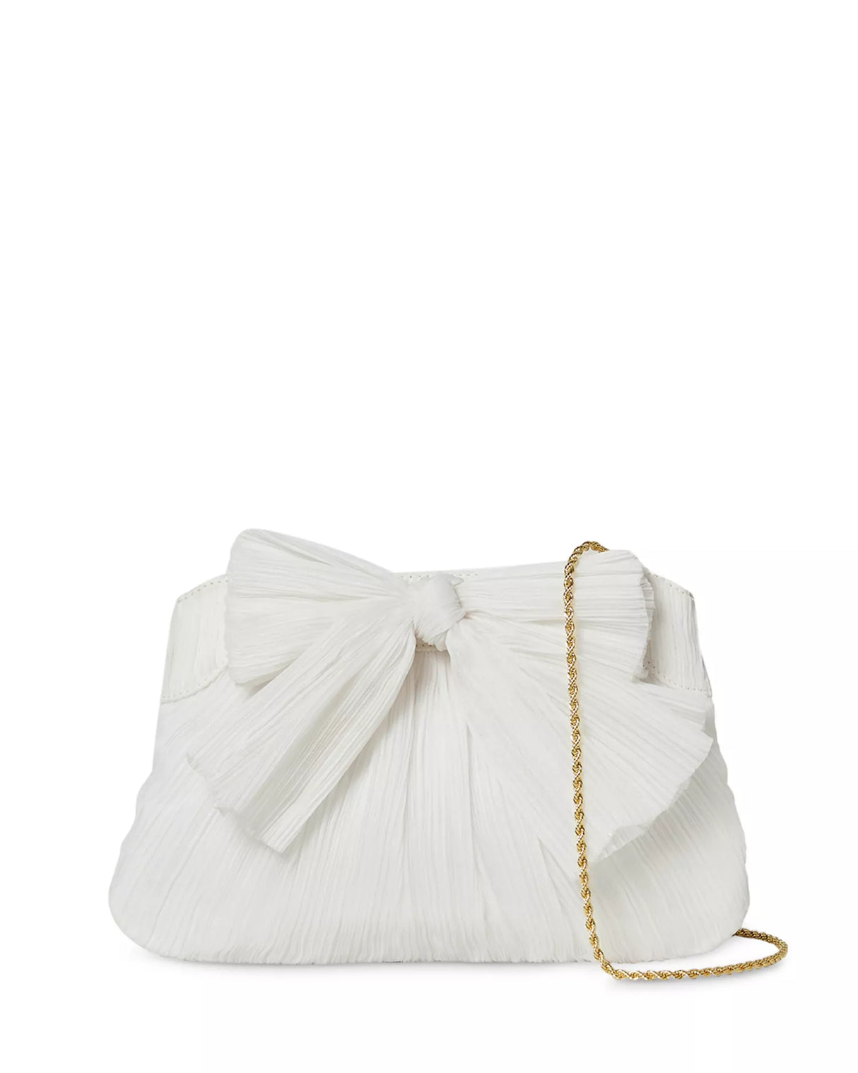 Loeffler Randall Rayne Small Pleated Bow Frame Clutch