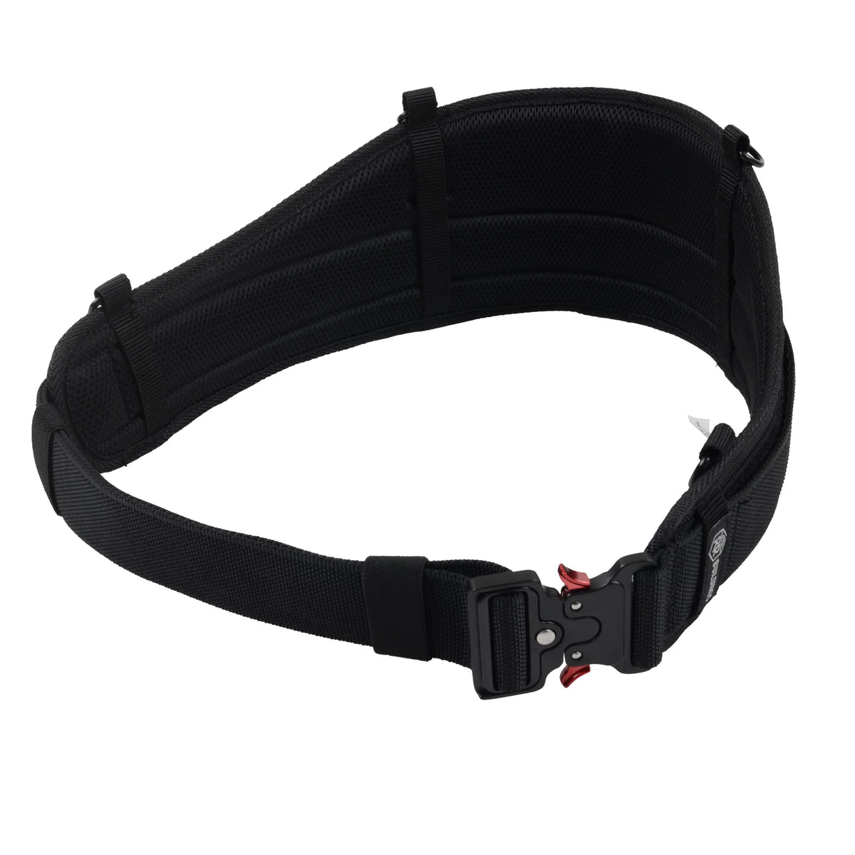 RR BUILDINGS Tool Belt Set - Suspenders, Medium Belt Pad & Dominant Pouch - 3 Pcs Black