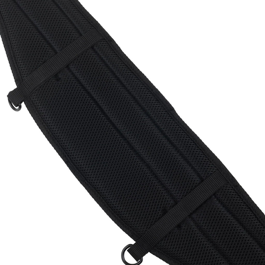 RR BUILDINGS Tool Belt Set - Suspenders, Medium Belt Pad & Dominant Pouch - 3 Pcs Black