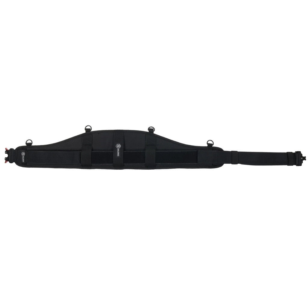 RR BUILDINGS Tool Belt Set - Suspenders, Medium Belt Pad & Dominant Pouch - 3 Pcs Black