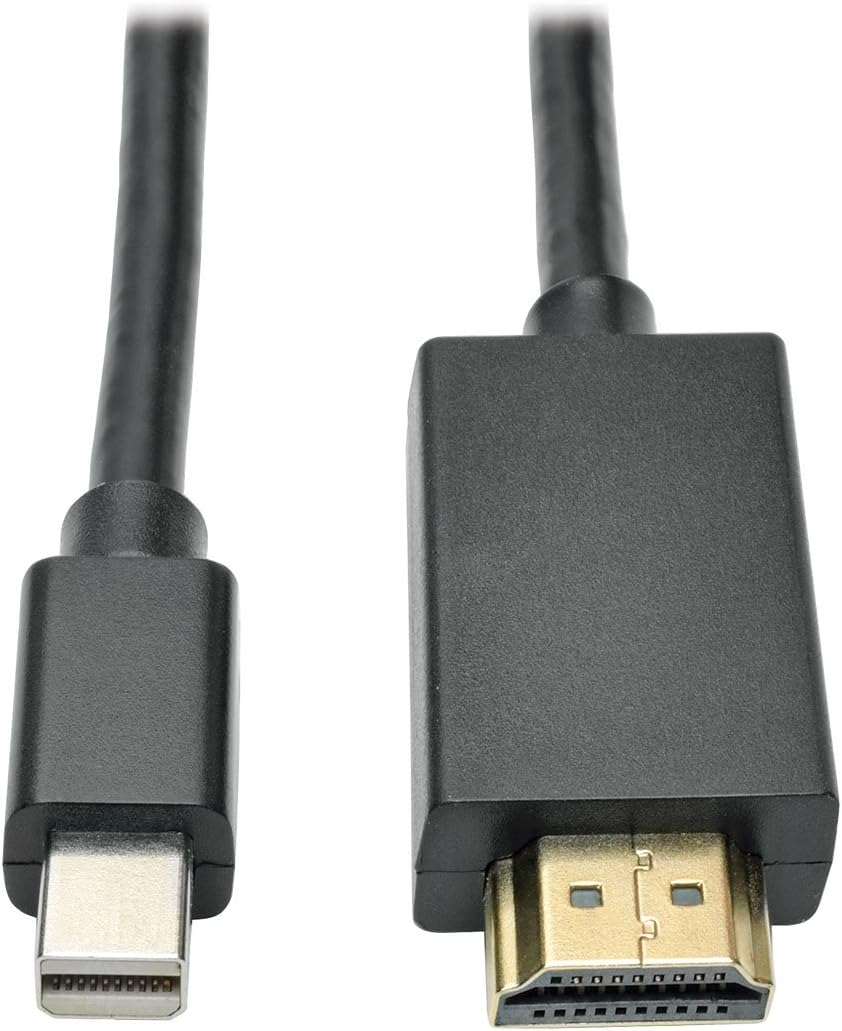 Tripp Lite Mini Displayport to HD Cable Adapter, MDP to HDMI (M/M), MDP2HDMI, 1080p, 6 ft. (P586-006-HDMI),Black