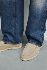 Zara - Men's Casual Leather Slip-On Loafers (Size : 11)