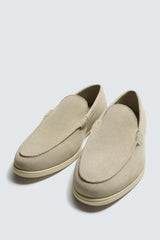 Zara - Men's Casual Leather Slip-On Loafers (Size : 11)
