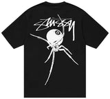 Stussy Arachnid Pigment Dyed Tee 'Black'