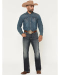 Cody James Men's Cayanne Wash Duke Relaxed Bootcut Stretch Denim Jeans Size 30/30