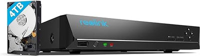 REOLINK 4K 16 Channel Network Video Recorder for Security Camera System, Only Work with 4K/5MP/4MP HD Reolink IP Cameras