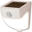 HALO Solar Outdoor LED Light – Motion Sensor – Flood & Security Wedge Light – 120 Degree Coverage - White