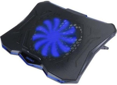 Accessory Power - ENGXC50100BLWS - Enhance Cryogen 5 Laptop Cooling Pad (Blue) - Upto 17 Screen Size Notebook Support - 1 Fan(s) - 800 RPM - 471.3 gal/min - Metal Mesh