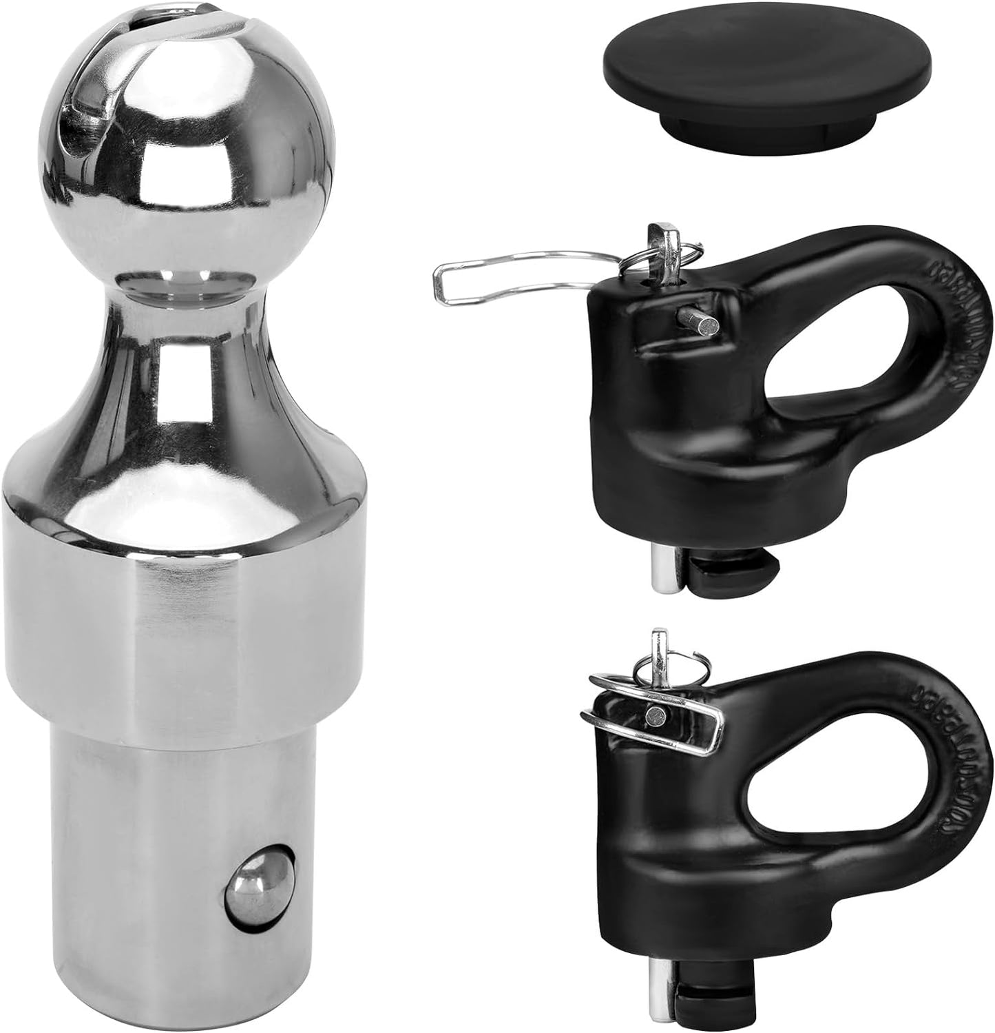 Chaoos 60692 Puck System Gooseneck Hitch Ball Kit, 2 5/16-Inch Ball 30000lbs GTW/7500 lbs VTW