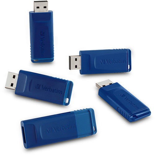 Verbatim 16GB USB Flash Drive (Blue, 5-Pack)  New