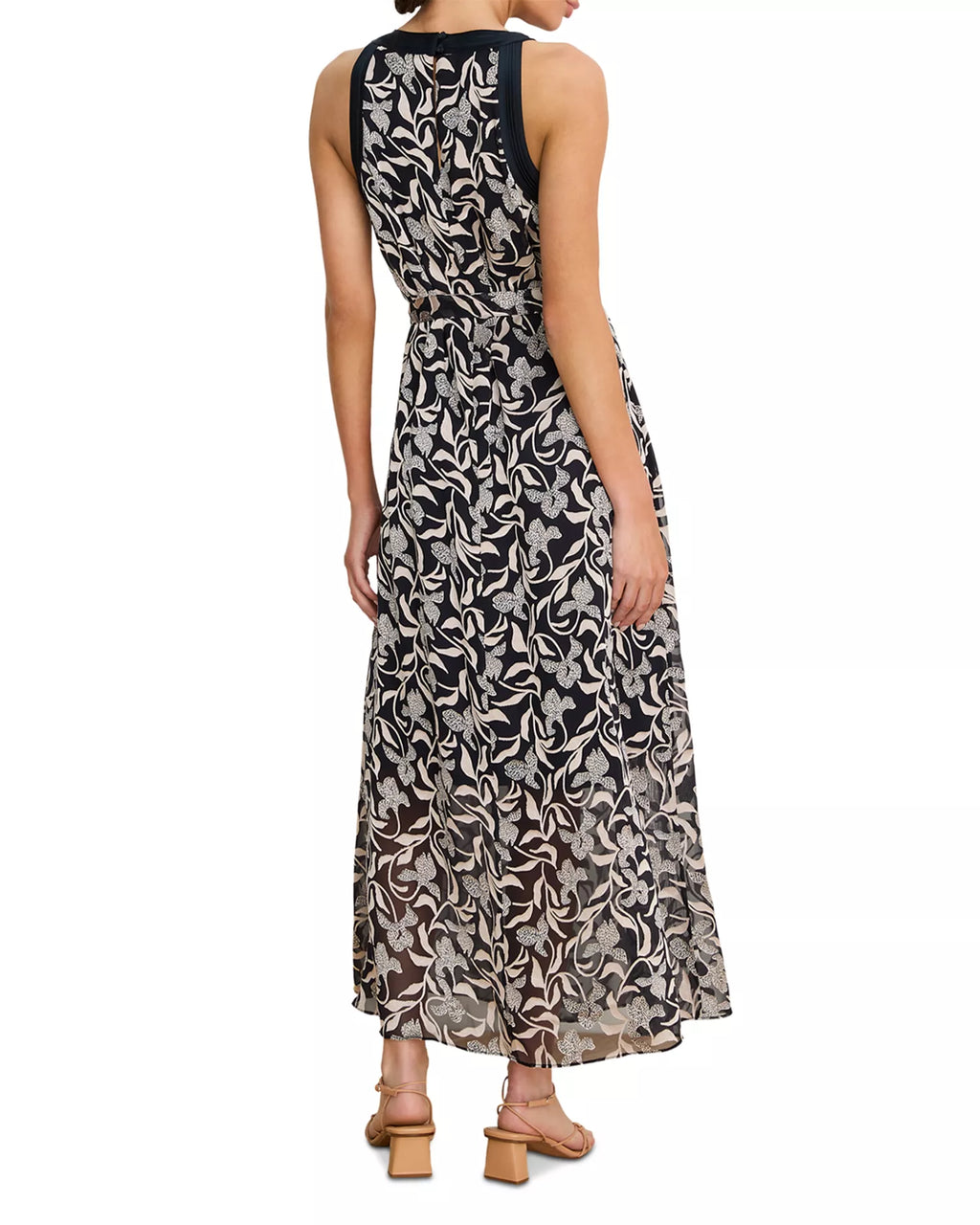 NIC+ZOE Burnout Becca Dress - Indigo Multi - Size Small