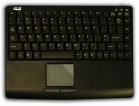 Adesso SLIMTOUCH 410 - Mini TOUCHPAD Keyboard (Black, USB)