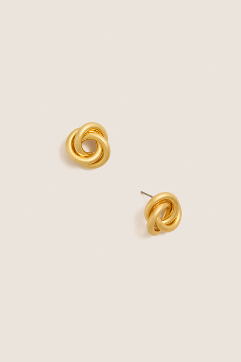 Tuckernuck Jewelry Gold Trinity Studs
