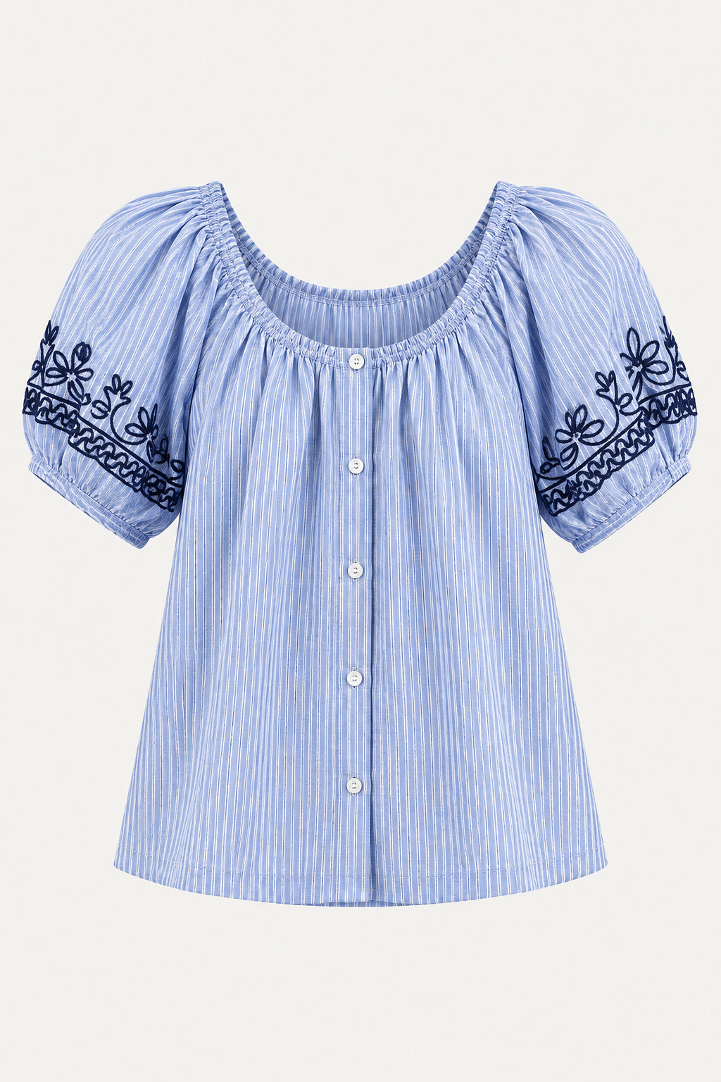 Tuckernuck Soutache Embroidered Tully Top Size Large