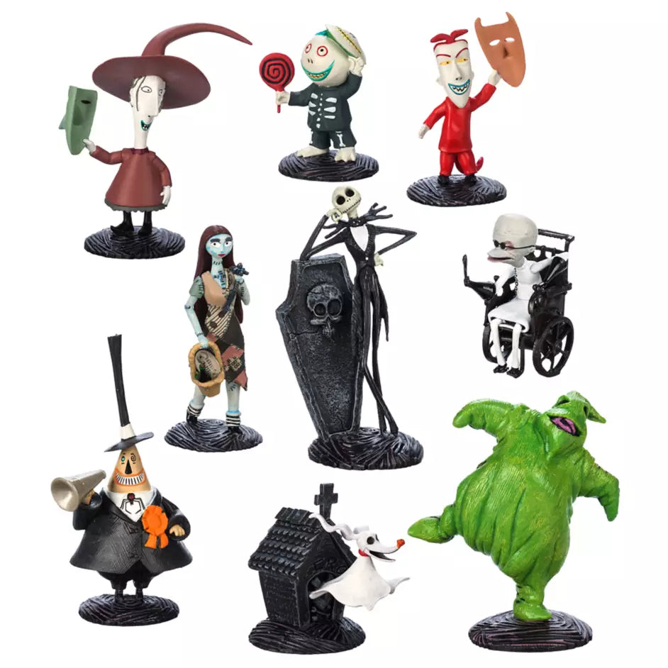 Nightmare Before Christmas Disney Deluxe Figurine Set