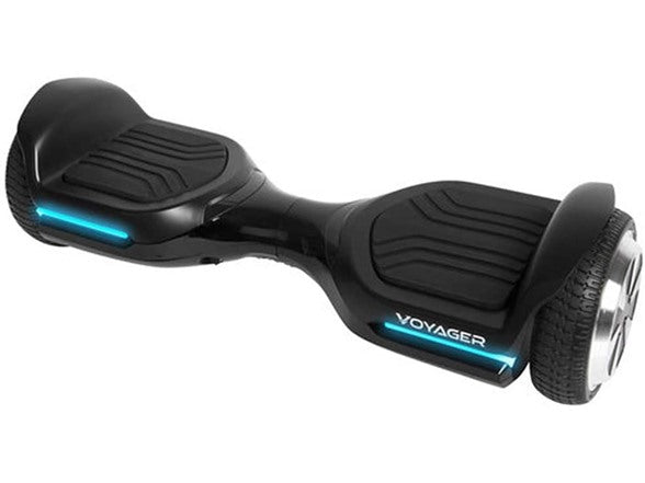 Voyager Hoverboard Self Balancing Electric Scooter with LED Light Up Wheels and Headlights, IPX4 Water-Resistant, 300 Watt Brushless Motor (USED, OPEN BOX)