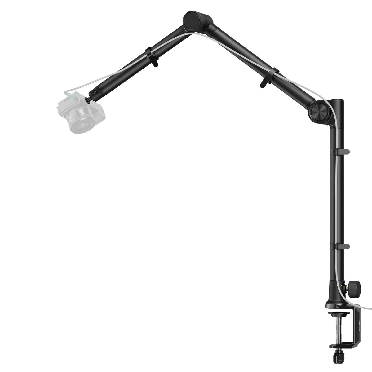 SMALLRIG Overhead 3-Section Boom Arm Desk Mount - Black - Model 4324