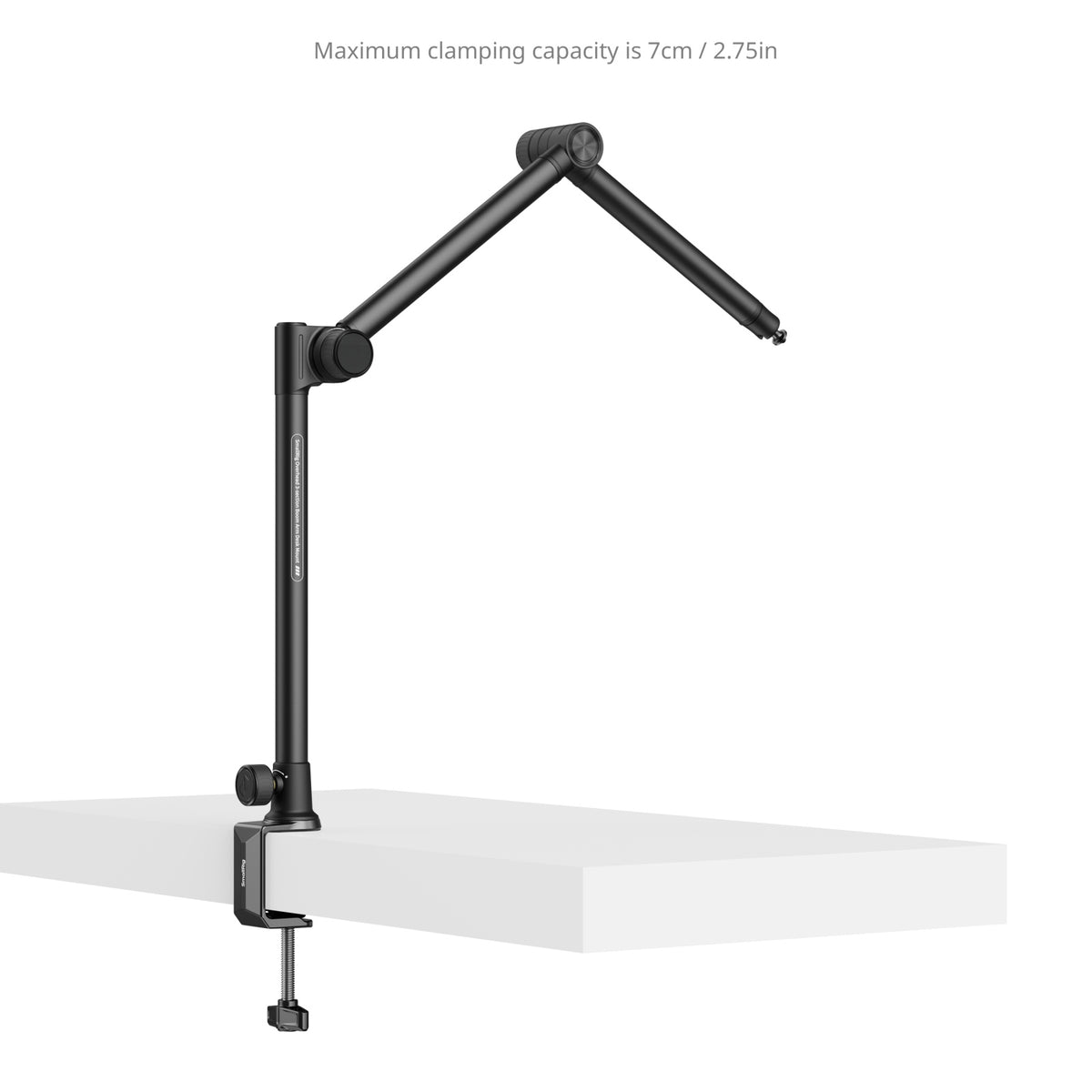 SMALLRIG Overhead 3-Section Boom Arm Desk Mount - Black - Model 4324
