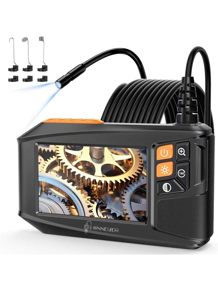 Ennovor Industrial Endoscope - Inspection Camera With 4.3 Inch IPS Screen
